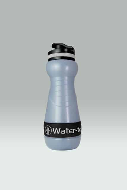 Sugarcane Bottle - 550ml - Black - Water-to-Go